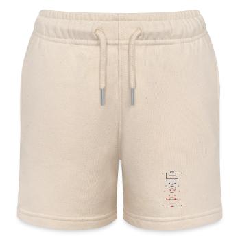 Unisex Design Football Field Tactics - Kids Organic Sweat Shorts by Stanley/Stella - soft Ecru - Front