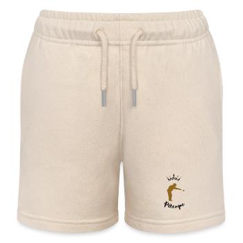 Pétanque - Kids Organic Sweat Shorts by Stanley/Stella - soft Ecru - Front