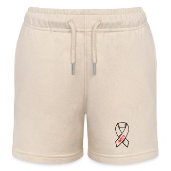 Espoir du cancer en boucle - Short de jogging enfant bio Stanley/Stella - écru doux - Devant