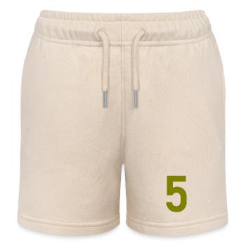 5. JUBILÄUM. 5 JAHRE. 5. JUBILÄUM - Kinder Organic Joggingshorts Mini Bolter von Stanley/Stella - Natur - Vorne