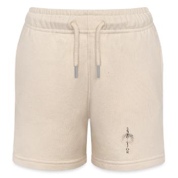 INTUITION – Your Inner Compass - Kids Organic Sweat Shorts by Stanley/Stella - soft Ecru - Front