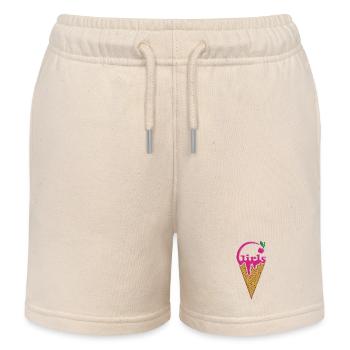Mädchen-Grafik - Kinder Organic Joggingshorts Mini Bolter von Stanley/Stella - Natur - Vorne
