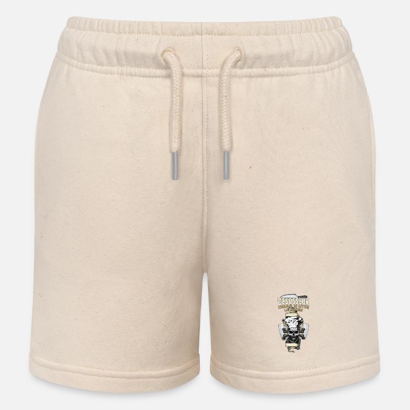desosseur - Short de jogging enfant bio Stanley/Stella - écru doux