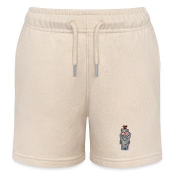 Opas haben immer Zeit Enkelin - Kinder Organic Joggingshorts Mini Bolter von Stanley/Stella - Natur - Vorne