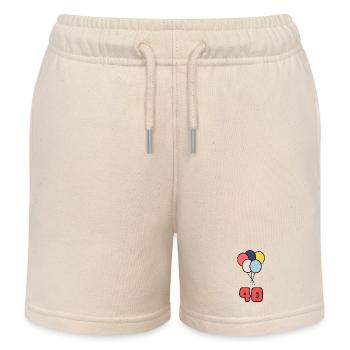 40. 40 JAHRE. 40-JÄHRIGES JUBILÄUM. GEBURTSTAG 40 JAHRE. - Kinder Organic Joggingshorts Mini Bolter von Stanley/Stella - Natur - Vorne