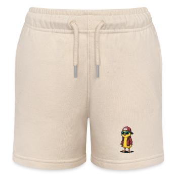 Streetstyle-Küken - Kinder Organic Joggingshorts Mini Bolter von Stanley/Stella - Natur - Vorne