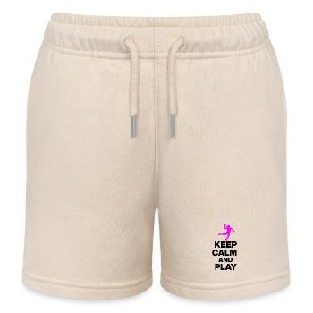 RESTEZ CALMES ET JOUEZ AU HANDBALL ! EM GIFT ALLEMAGNE - Short de jogging enfant bio Stanley/Stella - écru doux - Devant
