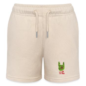 Spice UP your life - Basilikum - Rock ’n’ Roll - Kinder Organic Joggingshorts Mini Bolter von Stanley/Stella - Natur - Vorne