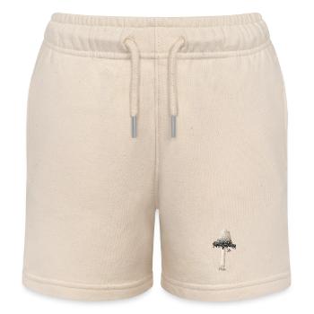 Schopftintling Pilz - Kinder Organic Joggingshorts Mini Bolter von Stanley/Stella - Natur - Vorne