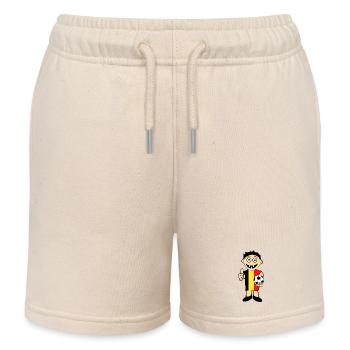 garçon belge - Short de jogging enfant bio Stanley/Stella - écru doux - Devant