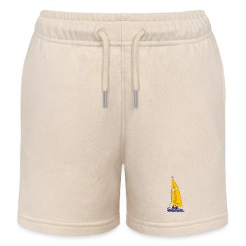 Voile - Short de jogging enfant bio Stanley/Stella - écru doux - Devant