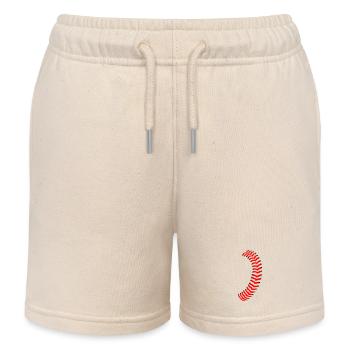 Base-ball - Short de jogging enfant bio Stanley/Stella - écru doux - Devant