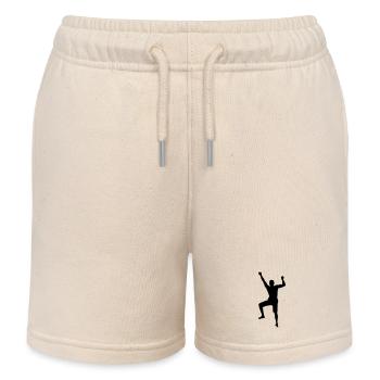 Climbing Power Man – Boulder Challenge - Kinder Organic Joggingshorts Mini Bolter von Stanley/Stella - Natur - Vorne