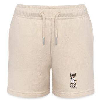 Tschüss Kindergarten, hallo Schule – Einhorn rockt - Kinder Organic Joggingshorts Mini Bolter von Stanley/Stella - Natur - Vorne