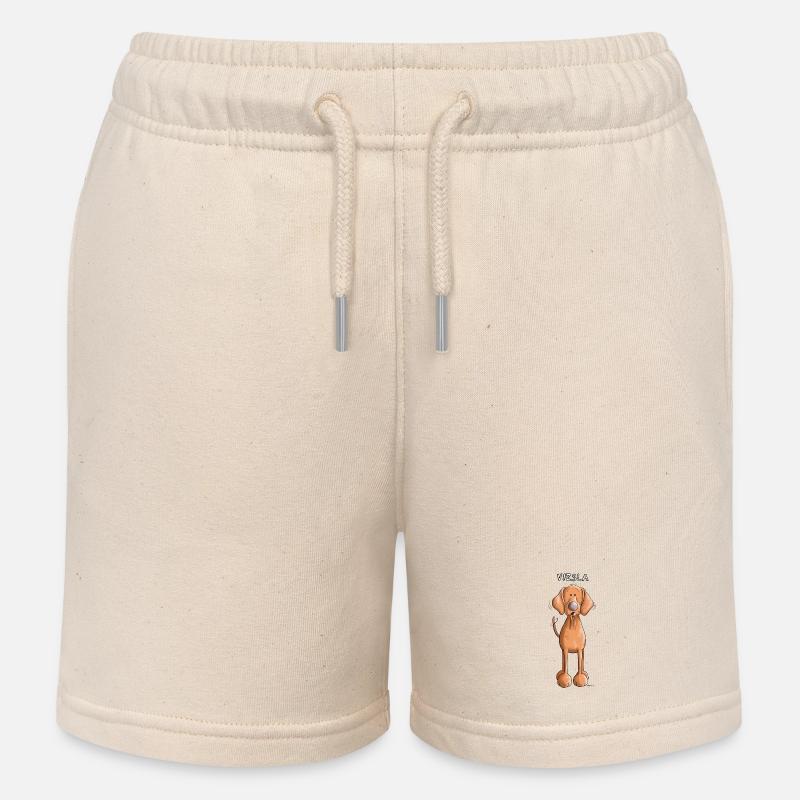 Drôle Vizsla - Short de jogging enfant bio Stanley/Stella - écru doux