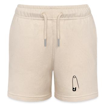 Épingle de sûreté - Short de jogging enfant bio Stanley/Stella - écru doux - Devant