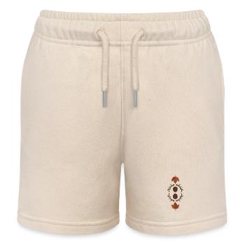 Herbst Tannenzapfen Geweih Ahornblatt - Kinder Organic Joggingshorts Mini Bolter von Stanley/Stella - Natur - Vorne