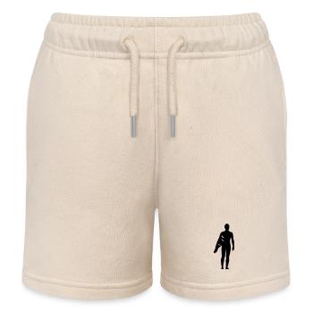 Surfing - Kids Organic Sweat Shorts by Stanley/Stella - soft Ecru - Front