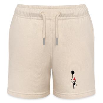 Geburtstag Ballon Geburtstagskind - Kinder Organic Joggingshorts Mini Bolter von Stanley/Stella - Natur - Vorne