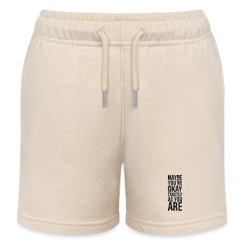 maybe you re okay exactly as you are - Kinder Organic Joggingshorts Mini Bolter von Stanley/Stella - Natur - Vorne