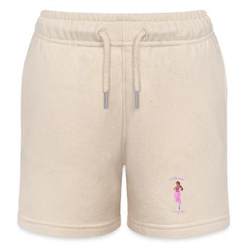 Génie - Short de jogging enfant bio Stanley/Stella - écru doux - Devant