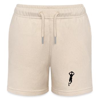 Volley-ball - Short de jogging enfant bio Stanley/Stella - écru doux - Devant