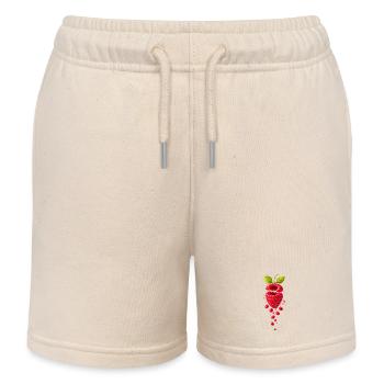 Saftige Himbeere surealistisch  - Kinder Organic Joggingshorts Mini Bolter von Stanley/Stella - Natur - Vorne