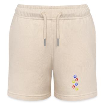 Volleyball Bunt - Kinder Organic Joggingshorts Mini Bolter von Stanley/Stella - Natur - Vorne