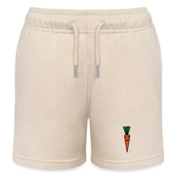 carotte drôle - Short de jogging enfant bio Stanley/Stella - écru doux - Devant
