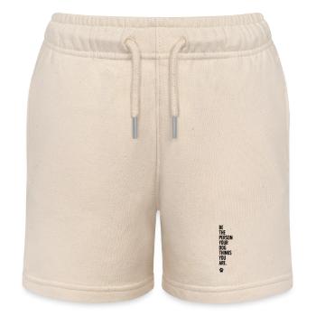 Dog-Person - Kinder Organic Joggingshorts Mini Bolter von Stanley/Stella - Natur - Vorne