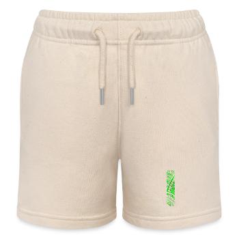 REVA (Vert) - Short de jogging enfant bio Stanley/Stella - écru doux - Devant