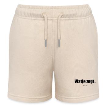 Was du sagst.. - Kinder Organic Joggingshorts Mini Bolter von Stanley/Stella - Natur - Vorne