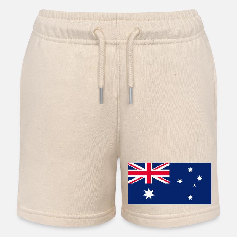 Australian Flag / Drapeau Australie - Short de jogging enfant bio Stanley/Stella - écru doux