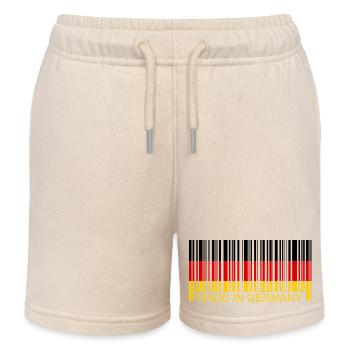Barcode Made in Germany - Kinder Organic Joggingshorts Mini Bolter von Stanley/Stella - Natur - Vorne