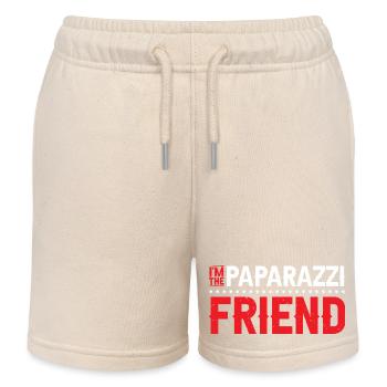 I'm The Paparazzi Friend 2 - Kinder Organic Joggingshorts Mini Bolter von Stanley/Stella - Natur - Vorne