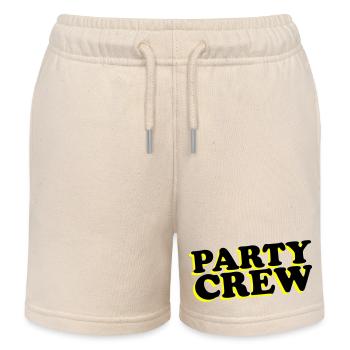 Party Crew - Kinder Organic Joggingshorts Mini Bolter von Stanley/Stella - Natur - Vorne