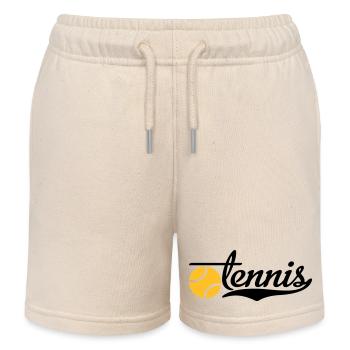 Tennis - Kinder Organic Joggingshorts Mini Bolter von Stanley/Stella - Natur - Vorne