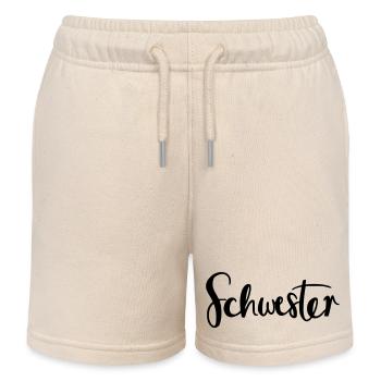 Schwester - Kinder Organic Joggingshorts Mini Bolter von Stanley/Stella - Natur - Vorne