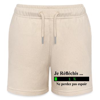 Je réfléchis ne perdez pas espoir - Short de jogging enfant bio Stanley/Stella - écru doux - Devant