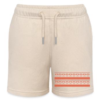 canne de noël - Short de jogging enfant bio Stanley/Stella - écru doux - Devant