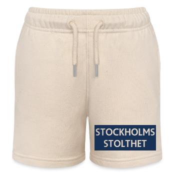 Stockholmer Stolz - Kinder Organic Joggingshorts Mini Bolter von Stanley/Stella - Natur - Vorne