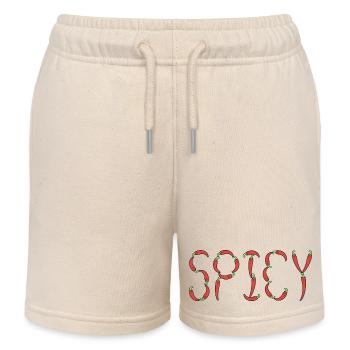 Chili épicé - Short de jogging enfant bio Stanley/Stella - écru doux - Devant