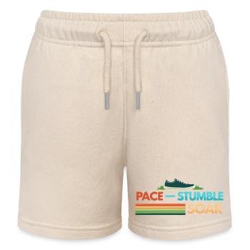 PACE STUMBLE SOAR - Kids Organic Sweat Shorts by Stanley/Stella - soft Ecru - Front