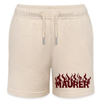 MAURER - Kinder Organic Joggingshorts Mini Bolter von Stanley/Stella - Natur - Vorne