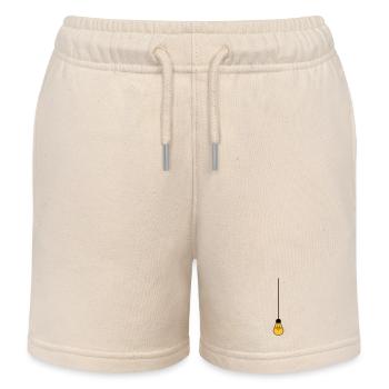 decke oben kabel haengen gluehbirne licht strom id - Kinder Organic Joggingshorts Mini Bolter von Stanley/Stella - Natur - Vorne