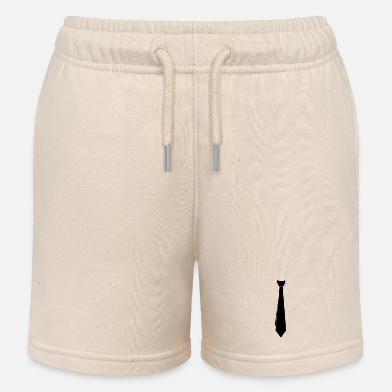 cravate - Short de jogging enfant bio Stanley/Stella - écru doux