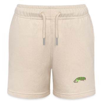 Caméléon dans les couleurs de votre choix - Short de jogging enfant bio Stanley/Stella - écru doux - Devant