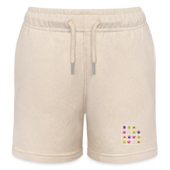 Monster-Sudoku - Monsterdoku (weiß) - Kinder Organic Joggingshorts Mini Bolter von Stanley/Stella - Natur - Vorne