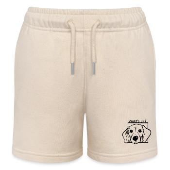WhatsUp - Short de jogging enfant bio Stanley/Stella - écru doux - Devant