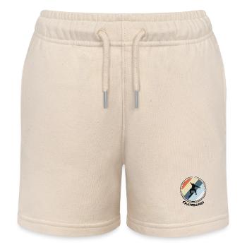 Skateboard - Short de jogging enfant bio Stanley/Stella - écru doux - Devant